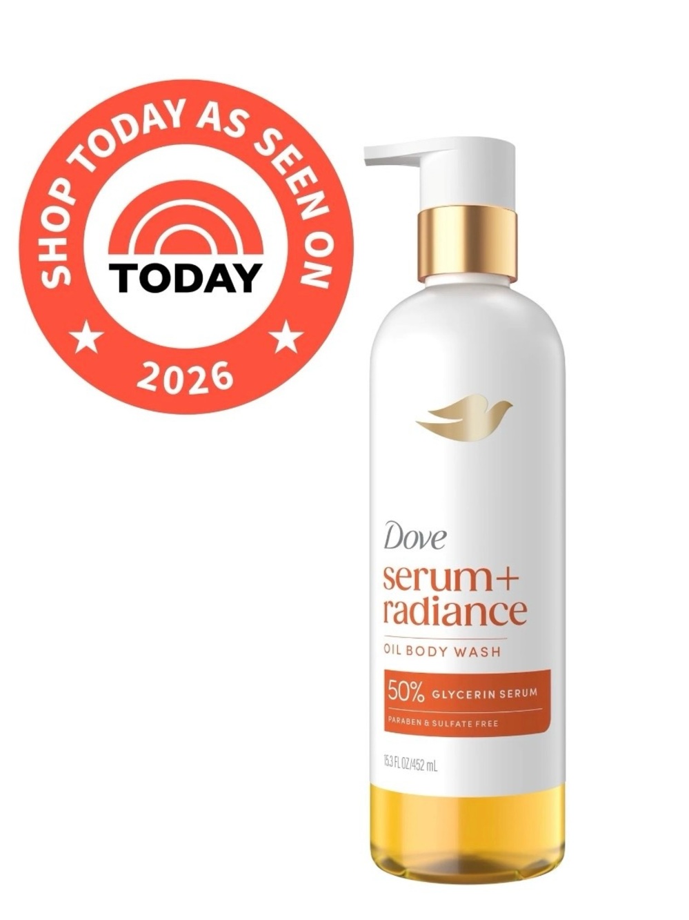 Dove Serum+ Radiance Oil Body Wash